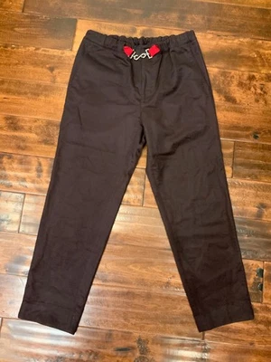 Louis Vuitton коричневый шерсти эластичный пояс лодыжки платье брюки, размер 8 | 40 - Изображение 1 из 4