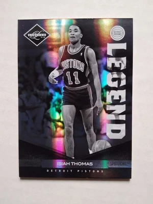 Limited Isiah Thomas #17/49 Silver Spotlight Legend 2011-12  Foto 1 de 2
