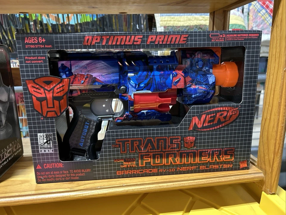 SDCC 2011 Nerf Barricade RV-10 Blaster Transformers Optimus Prime Foto 1 de 1