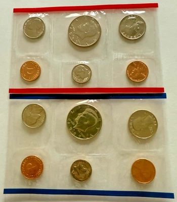 1989 P&D Mint Set Brilliant Uncirculated US with Envelope & COA (10 Coin Set) - Image 1 of 4