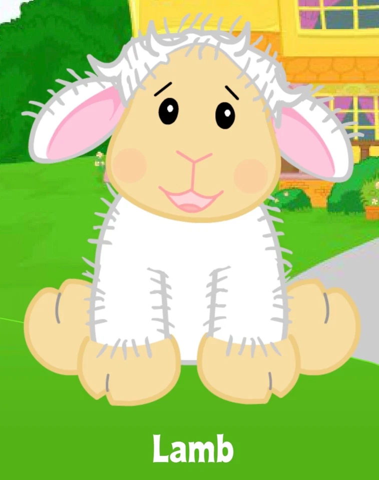 Webkinz Classic Lamb - hm201 - Virtual Adoption Code Only - Image 1 of 1