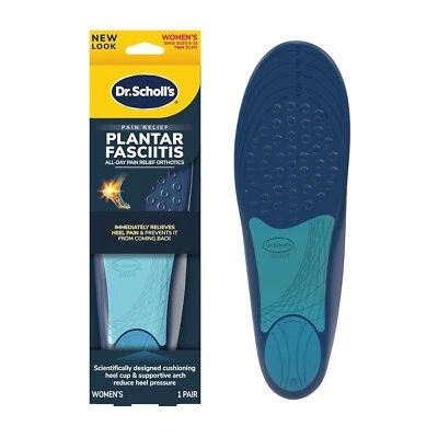 Dr. Scholl's Pain Relief Orthotics for Plantar Fasciitis for Women, Size 6-10