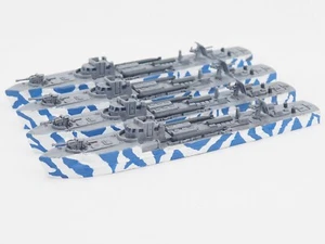 WARLORD CRUEL SEAS GERMAN S-BOATS X 4. PAINTED. BLUE 1698 - Picture 1 of 5