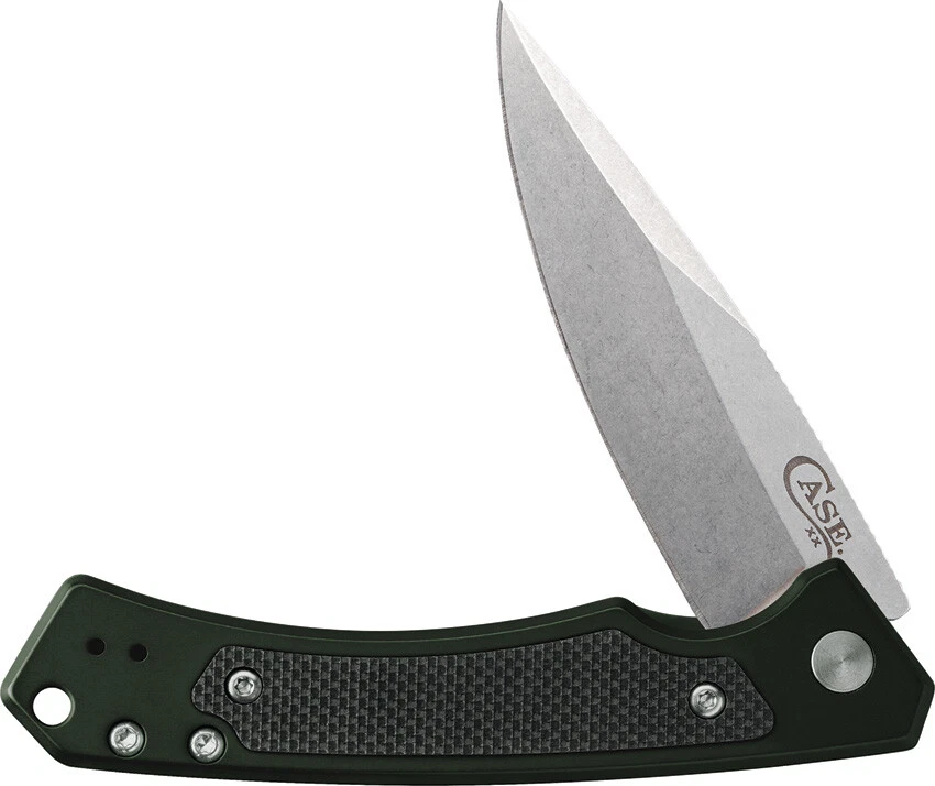 Case Cutlery Marilla Framelock Green Aluminum & G10 Folding S35VN Knife 25883 - Image 1 of 4