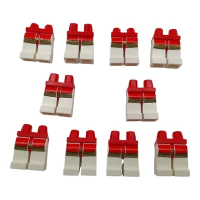 10x Lego® Beine "Wikinger / Ritter" Unterkörper Hose NO. 2370 6343017 78251 rot - Bild 1 von 4