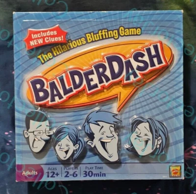 Balderdash Board Game the Hilarious Bluffing Game 2009 Mattel *New & Sealed* - Image 1 of 2