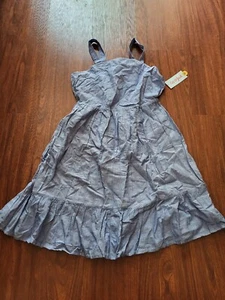 NEW Cat & Jack Girl's Tie Back Sleeveless Dress Size XL 14/16. B95 - Picture 1 of 3