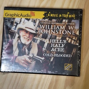 Graphic Audio William W Johnstone Hell's Half Acre Cold Blooded CD Audiobook NEW - Picture 1 of 2
