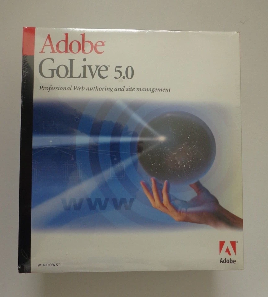 Adobe GoLive 5.0 (Retail) (1 User/s) - Full Version for Windows 23200142