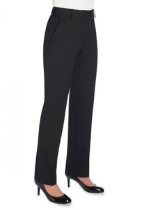 Brook Taverner Bianca Damen Tailored Fit Hose (2277D), Schwarz, UK 14S - Bild 1 von 9