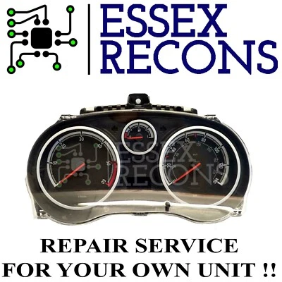 Vauxhall Corsa D Instrument Cluster Speedometer Repair Service 2006-2014. - Image 1 of 3