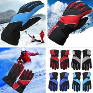 Men Women Winter Gloves Ski Snowboard Snow Thermal Waterproof Adjustable New ST