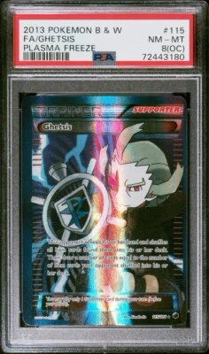 [PSA 8] Pokemon Ghetsis #115/116 Full Art - Plasma Freeze ❄️ POP 1! - Image 1 of 4