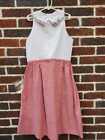 Vintage fille 12 Florence Eiseman conçu pour robe à damier rouge Neiman Marcus