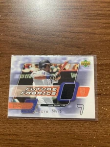 2005 Upper Deck Pros and Prospects Future Fabrics Gold #JR Jose Reyes (50/75) - Picture 1 of 1