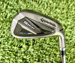TaylorMade Sim2 Max Single Pitching Wedge Steel KBS Max MT 85 Regular Flex - Picture 1 of 5