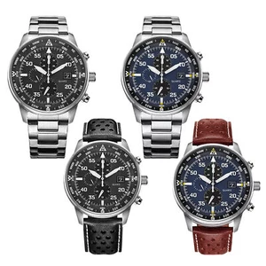CITIZEN Blue Angels Men's Watch Luxury Watches Stainless Steel Quartz Watch - Picture 1 of 16