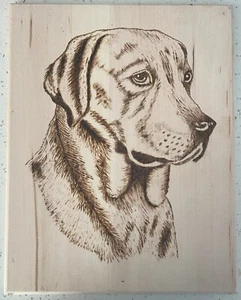 Wood Burning, Animal Pyrography, Handmade, Wood Art, Basswood - Picture 1 of 5