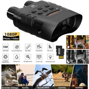 Digital Night Vision Goggles Infrared Binoculars Camera 5X Zoom Video Recording - Picture 1 of 20