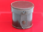 Leica lens leather case 2.5"x2.5" for M lens, nice condition,   US SELLER "LQQK"
