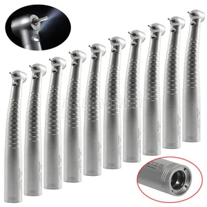 10pcs Dentaire LED Fiber Optic Turbine Handpiece fit Kavo Coupler Multiflex YB6 - Foto 1 di 12