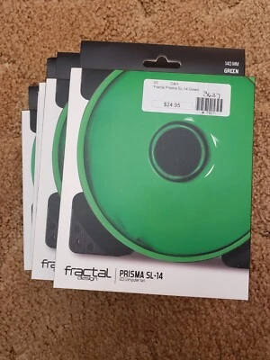 Fractal Prisma SL-14 LED Green LED 140MM Case Fans  (One Fan) - Image 1 of 3