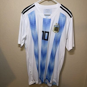 2018 ๐ฆ๐ท Argentina ๐ MESSI Home Football Shirt Soccer Jersey Size XL - Picture 1 of 4