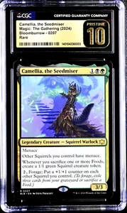 MTG Magic the Gathering Bloomburrow Camellia the Seedmiser CGC 10 Pristine POP 1 - Picture 1 of 4