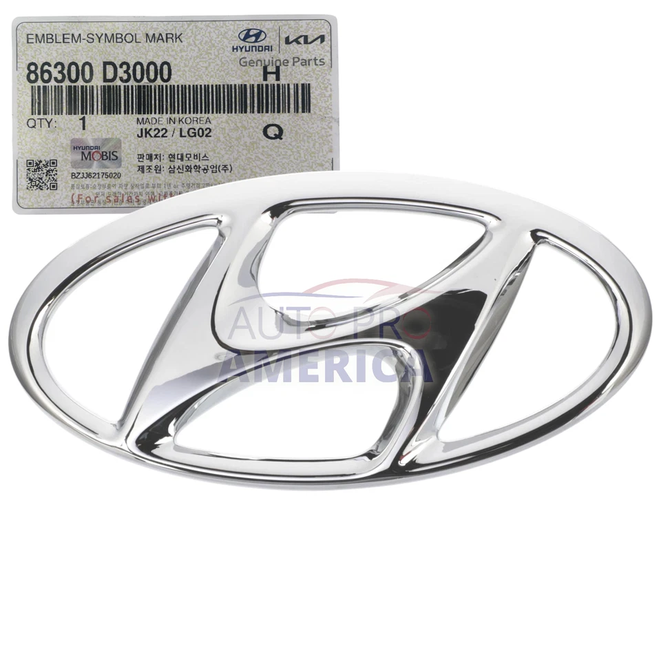 Emblema de parrilla delantera para HYUNDAI Tucson 86300-D3000 2016-2021 OEM NUEVO Foto 1 de 3