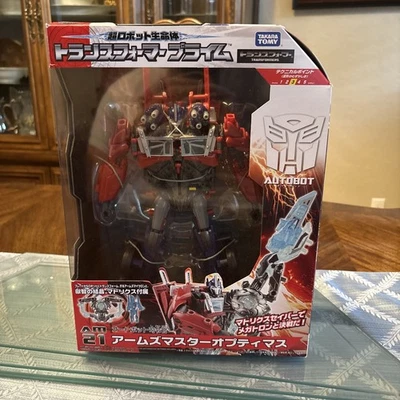 Takara Tomy Transformers Prime AM 21 Arms Master Optimus Prime как новый в коробке - Изображение 1 из 4