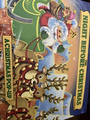 Landoll ночь перед Рождеством всплывающая книга 1996 все всплывающие окна нетронутый NF - Изображение 1 из 4