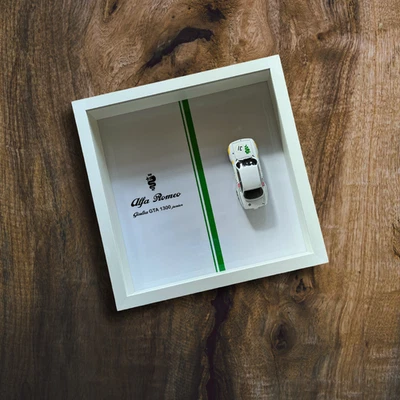 Alfa Romeo Giulia  1300 GTA Junior Autodelta  1/43 quadretto - Immagine 1 di 4