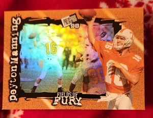1998 Press Pass Fields of Fury Peyton Manning #FF 1/9 - Picture 1 of 2