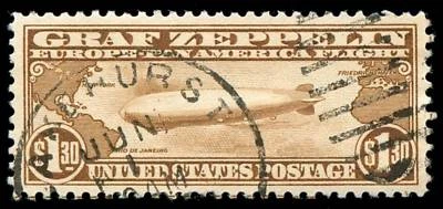 momen: US Stamps #C14 Used PSE Graded XF-SUP 95 LOT #88609 - Image 1 of 2