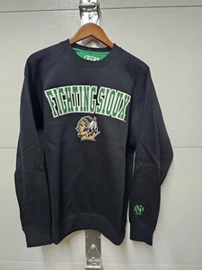 UND Fighting Sioux New Crew neck Sweatshirt Mens MEDIUM black North Dakota - Picture 1 of 4