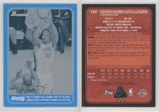 2006-07 Bowman Draft Picks & Stars Printing Plate Cyan 1/1 Rasheed Wallace #103