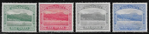 DOMINICA      SC50-53      MINT LIGHTLY HINGED Cover