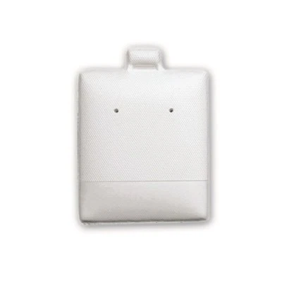 1000 White Earring Puff Pads Cards 1 3/4"H x 1 1/2"W  Wholesale Lot - Image 1 of 3