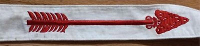 VINTAGE BOY SCOUTS ORDER OF THE ARROW OA SASH EMBROIDERED SNAP 54 .5"  2205 - Image 1 of 3