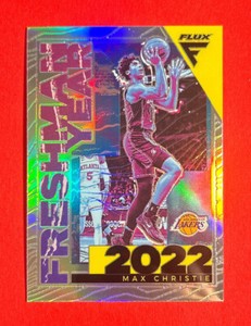Max Christie ~ 2022-23 Panini Flux ~ Freshman Year Silver Prizm ~ Rookie RC