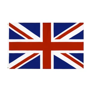 UNION JACK BANDERA GRAN BRETAÑA 3x2' 5x3' Grande Pequeño Día de la Victoria Patriótico - Imagen 1 de 5