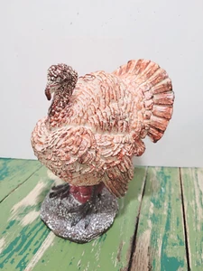 6.5 Inch Thanksgiving Turkey Resin Figure Decoration Table Top Décor - Picture 1 of 4
