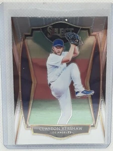 Clayton Kershaw 2021 Select Baseball - Premier Level #136 - Los Angeles Dodgers - Picture 1 of 2