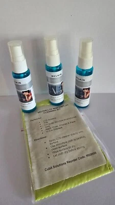 BELKIN LCD SCREEN CLEANER SPRAY 3 PACK  - LAPTOP & MOBILE PROTECTION & CLEANING - Bild 1 von 4