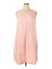 Thee574 J Jill Love Linen Long Tank Striped Maxi Dress Nwt