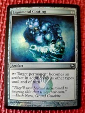 MtG Foil LIQUIMETAL COATING 171/249 Scars of Mirrodin SoM WORLDWIDE Magic NM/NM+