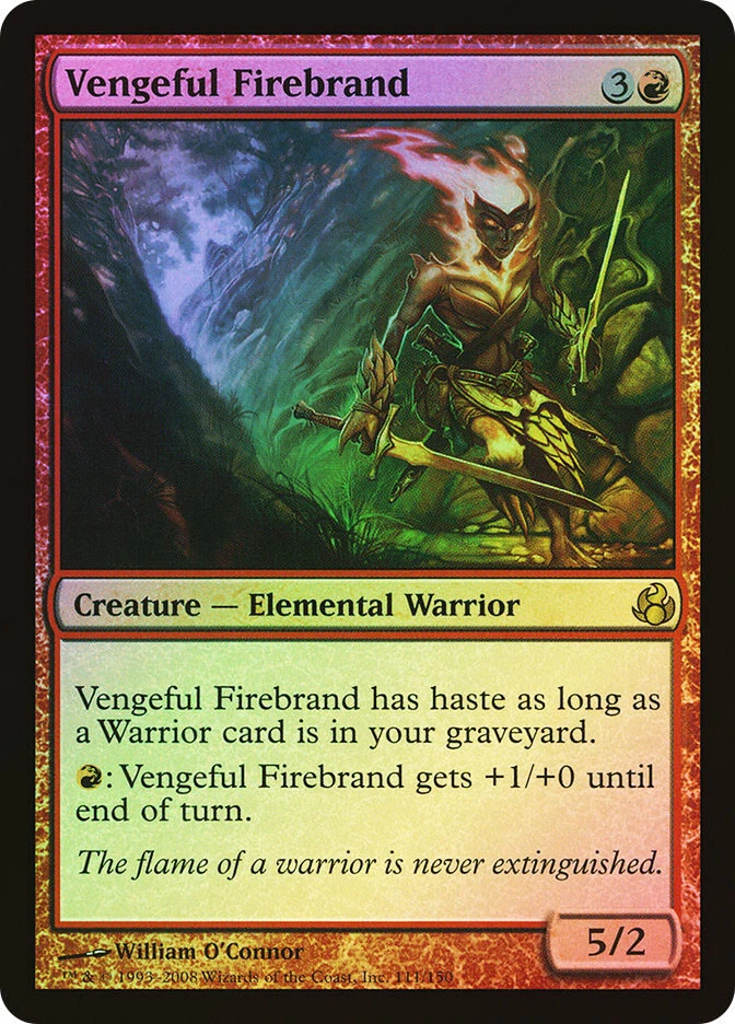 MTG FOIL Vengeful Firebrand  - Morningtide #111 - Image 1 of 1
