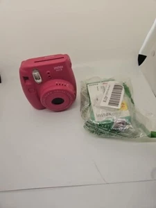 Fujifilm Instax Mini 8 Instant Film Camera Hot Pink Tested With New 2x 10 Film  - Picture 1 of 5