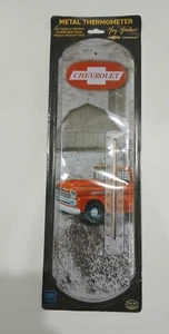 Chevrolet Vintage Truck Metal Thermometer, New In package, TRUCK Enthusiasts! - Picture 1 of 1