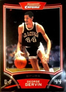 GEORGE GERVIN - 2008-09 Bowman Chrome #105 - SAN ANTONIO SPURS - Picture 1 of 2